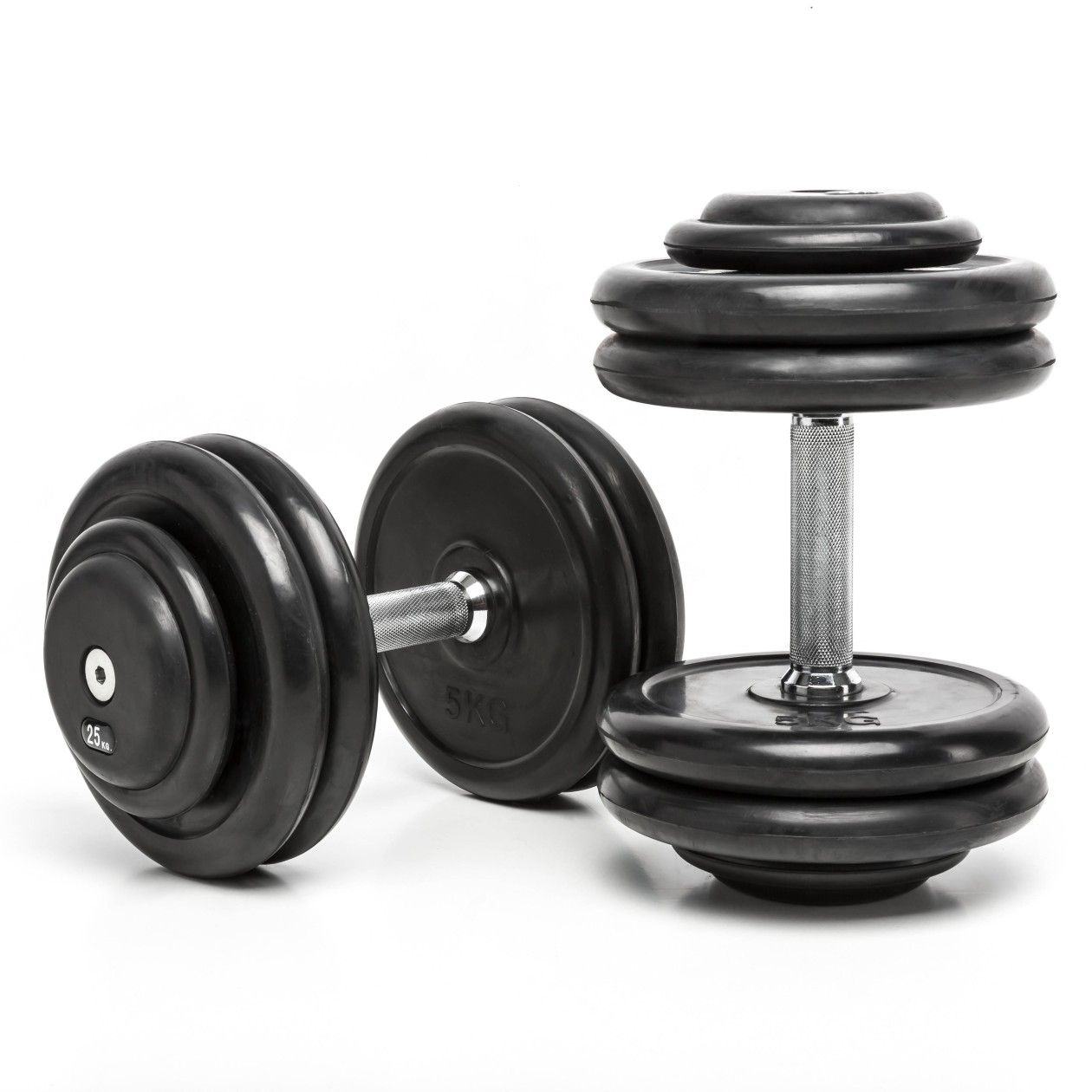Hantla stała gumowana CHD® CHD-R-2 skok wagi co 2kg| ID: 060WA by CHD® | California Heavy Duty | Image #3 klubfitness.pl