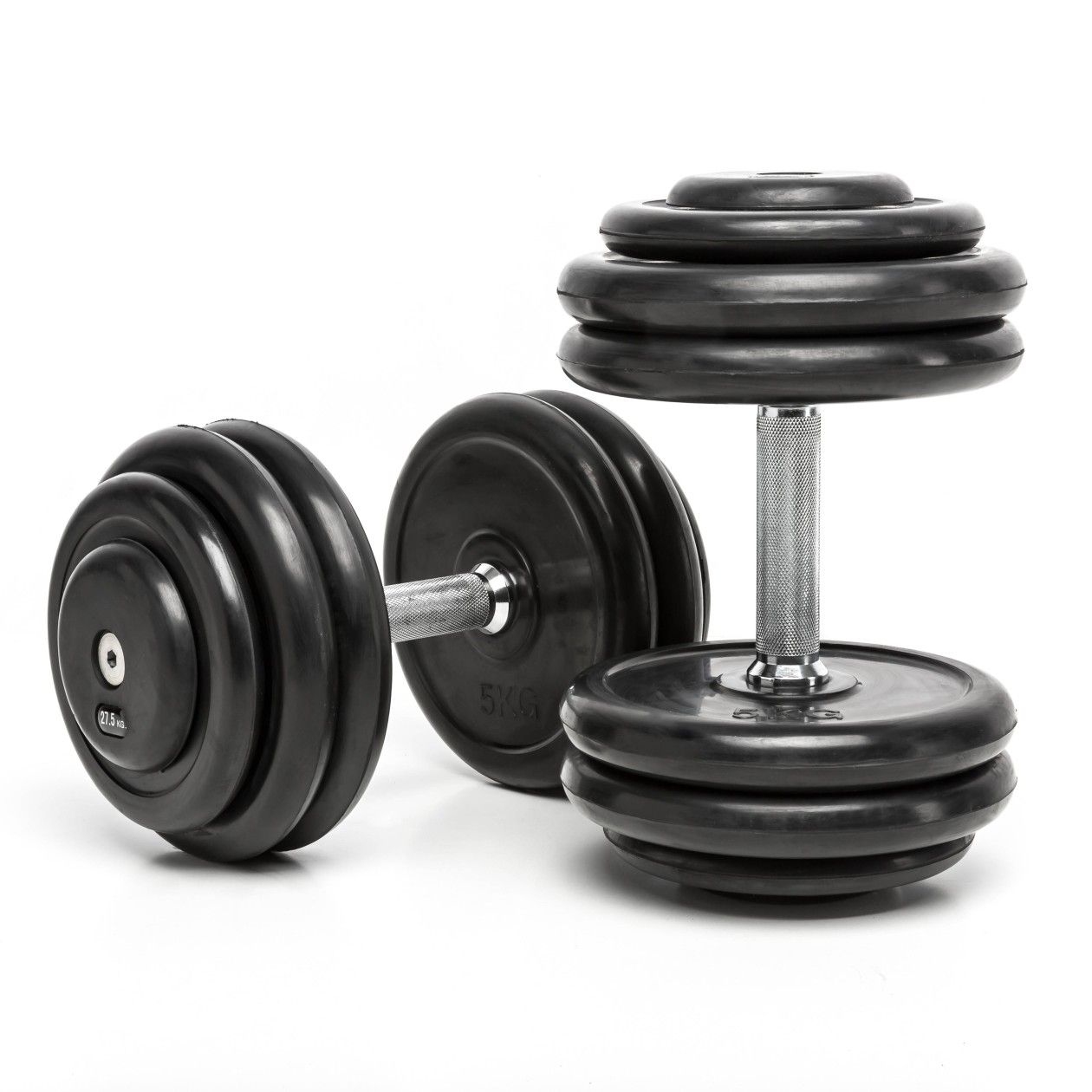 Hantla stała gumowana CHD® CHD-R-2 skok wagi co 2kg| ID: 060WA by CHD® | California Heavy Duty | Image #4 klubfitness.pl