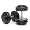 Hantla stała gumowana CHD® CHD-R-2 skok wagi co 2kg| ID: 060WA by CHD® | California Heavy Duty | Image #4 klubfitness.pl
