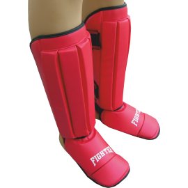 Nagolennik ze stopą Fighter PVC | czerwony| ID: 123WA by FIGHTER | Image #1 klubfitness.pl
