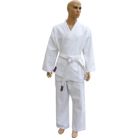 Kimono karate z pasem Fighter | 9oz białe | id: 154WA by FIGHTER | image #1 klubfitness.pl