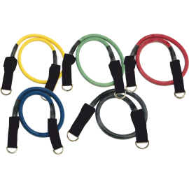 Ekspander gumowy do ćwiczeń Bodylastics Clip-Tube | długość 80cm| ID: 175WA by Bodylastics | Image #5 klubfitness.pl