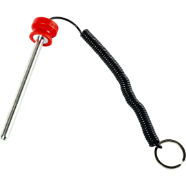Blokada obciążeń stosu ø10x140mm | magnetyczna z linką| ID: SER-8985 by IRONSPORTS | Image #1 klubfitness.pl