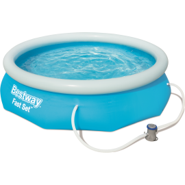 Basen pompowany Bestway Fast Set Pool 305x76cm + pompa| 57270 blue | id: 6285 by Bestway | image #1 klubfitness.pl