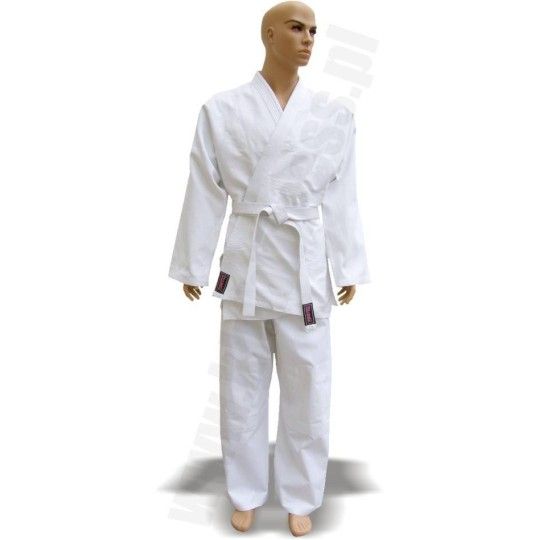 Kimono do judo z pasem Fighter | 16oz | białe| ID: 156WA by FIGHTER | Image #1 klubfitness.pl