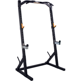 Brama half rack WB-HR19-B Powertec Black | podpory bezpieczeństwa | drążek| ID: 6589 by Powertec | Image #1 klubfitness.pl