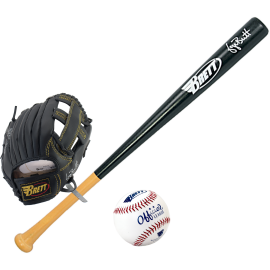 Zestaw baseball Brett Senior | kij 90cm rękawica piłka 9"| ID: 4448 by Brett Bros | Image #1 klubfitness.pl