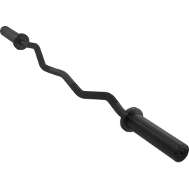 Gryf olimpijski 121cm SZ-50-B Ironsports® Curl | łamany łożyskowany black oxid| ID: 6057 by IRONSPORTS | Image #1 klubfitness.pl