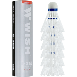 Lotki nylonowe badminton S-350 Wish | opakowanie 6sztuk| ID: 0745 by Wish | Image #1 klubfitness.pl