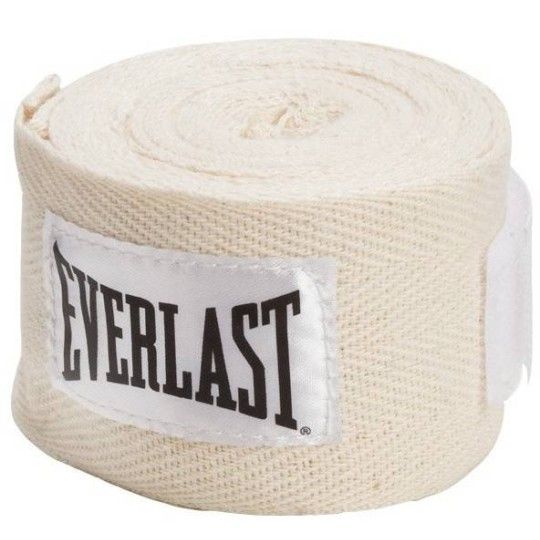 Bandaże bokserskie 3.0m Everlast Pro Style białe| ID: 6736 by Everlast | Image #1 klubfitness.pl