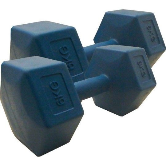 Hantla fitness cementowa 6kg HEX STAYER SPORT hantelka bitumiczna| ID: 7162 by Stayer Sport | Image #1 klubfitness.pl
